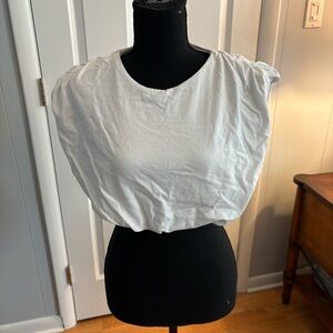 Zara White Crop Top